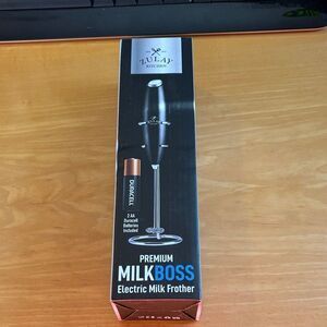 NIB Zulay Premium MilkBoss Frother Battery Operated